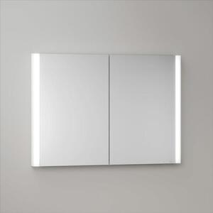 Keuco Royal Metis, vestavěný LED zrcadlový skříňka, rozměry 100 x 71 cm, se 2 dvířky, provedení dle švýcarských standardů