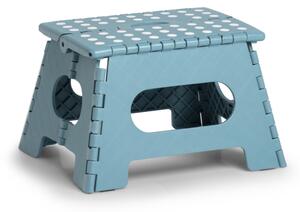 ZELLER Skládací stolička malá modrá 35x28x22cm, nosnost 150kg