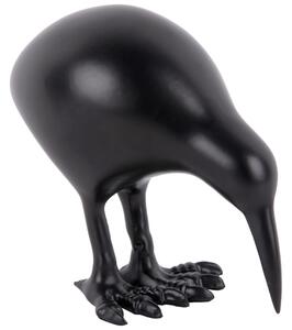 Present time Černá kovová soška Kiwi 15,5 cm