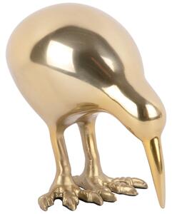 Present time Zlatá kovová soška Kiwi 15,5 cm