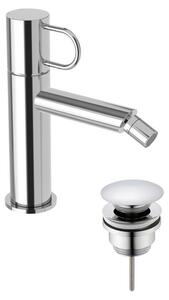 Umývadlová baterie Stella Bidet s jednou páčkou, úsporná, včetně výsuvné odpadové soupravy