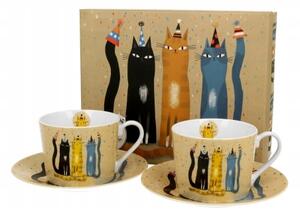 Porcelánový Šálek Duo Cat's World 230 ml 2 ks