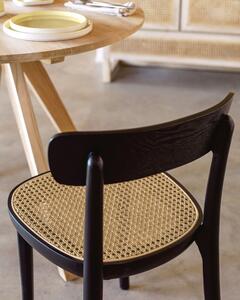 Černá jídelní židle z bukového dřeva Kave Home Romane