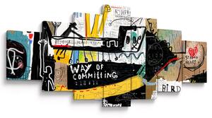 Obraz - Graffiti (210x100 cm)