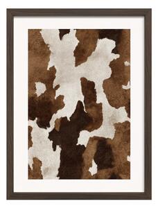 Tištěný obraz s rámem 30x40 cm Cowhide – Styler