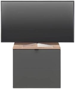 KOMODA POD TELEVIZI, barvy grafitu, dub artisan, 60/62/44 cm Hom`in - TV stolky & komody pod TV