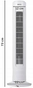 Sloupový ventilátor MalTec WK120WT bílý