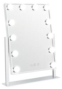 UNIQ New York Mega LED kosmetické zrcadlo s 12 žárovkami – bílé