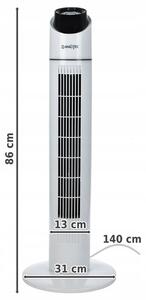 Stojanový ventilátor Maltec ND21_108194 100W bílý