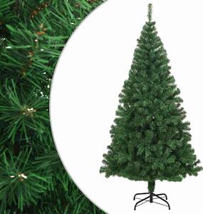 Umělý vánoční stromek s hustými větvemi zelený 210 cm PVC 321036