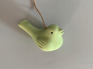 Ptáček malý zelený Keramika Andreas