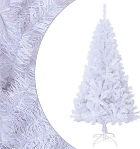 Umělý vánoční stromek s hustými větvemi bílý 150 cm PVC 321038