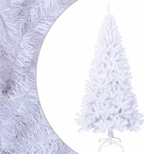 Umělý vánoční stromek s hustými větvemi bílý 180 cm PVC 321039