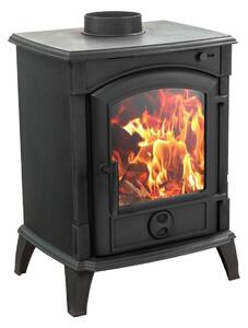 NORDflam Krbová kamna PRIMO, 7 kW, vytápěcí schopnost: 175 m³, litinová, černá