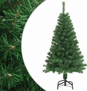 Umělý vánoční stromek s hustými větvemi zelený 150 cm PVC 321034