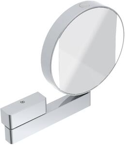 Emco LED zrcátko na holení a kosmetiku, oboustranné zrcadlo, zvětšení 3x a 7x, kulaté, LED osvětlení, kloubové rameno, 109506017