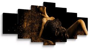 Obraz - Žena ze zlata (210x100 cm)