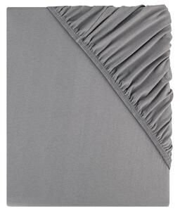 LIVARNO home Žerzejové napínací prostěradlo, 90-100 x 200 cm (šedá) (100375023005)