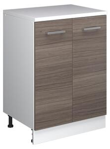 Kuchyňská skříňka pod šikmou střechu Vicco R-Line Ušlechtilá šedá 60 cm bez šikminy se 2 dveřmi, Model 61774