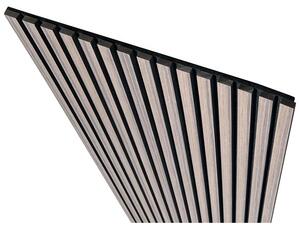 Akustický panel Ořech tmavý dýha 60x270 cm lamely na filcu DAP60270DOT
