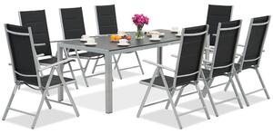 Zahradní hliníkový nábytek Garden Point s velkým stolem Polywood Verona pro 8 osob