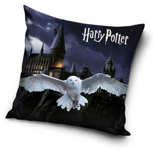 DĚTSKÝ DEKORAČNÍ POLŠTÁŘ HARRY POTTER 40X40 CM VZOROVANÁ