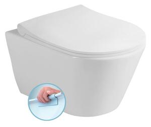 Sapho Avva WC mísa závěsná rimless, 35,5x53 cm 100314