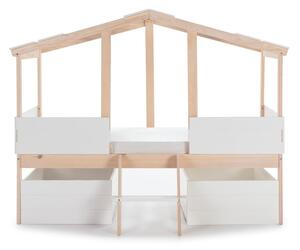 Bílé šuplíky pod dětskou postel 2 ks Parma – Marckeric