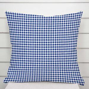 Biante Dekorační povlak na polštář Rebeka RE-009 Modro-bílá kostka malá 30 x 50 cm