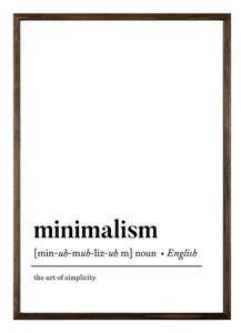 Plakát 50x70 cm Minimalism – Wallity