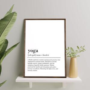 Plakát 50x70 cm Yoga – Wallity