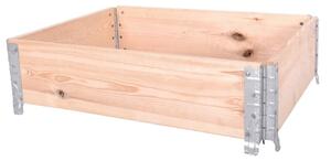 Vyvýšený záhon 80x60 CM dřevěný skládací Exteriér | Záhony