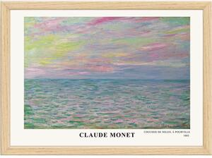 Plakát v rámu 75x55 cm Claude Monet – Wallity