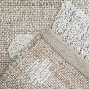 Ručně vyrobený koberec ze směsi juty a bavlny Nattiot Nop, 100 x 150 cm