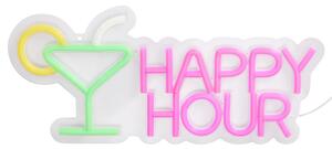 Nástěnné LED svítidlo HAPPY HOURS bílá/vícebarevná