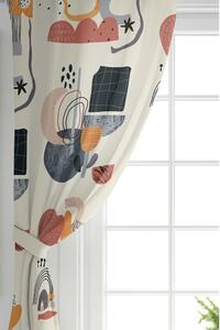Sada 2 závěsů s příměsí bavlny Minimalist Home World, 140 x 260 cm