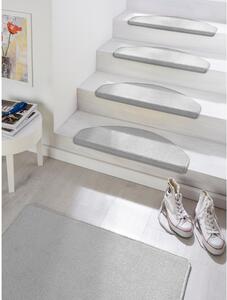 Sada 15 šedých nášlapů na schody Hanse Home Fancy, 23 x 65 cm