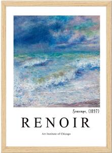 Plakát v rámu 35x45 cm Renoir – Wallity