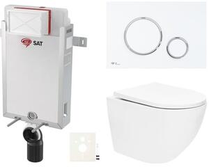 Závěsný WC set k zazdění SAT SIKOSZTOR6776
