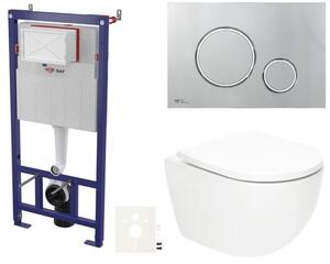Závěsný wc set do lehkých stěn / předstěnová SAT Fusion SIKOSSTORFU71