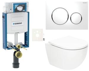 Závěsný WC set Geberit k zazdění SAT Fusion SIKOGZTORFUS20