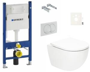 Závěsný WC set Geberit do lehkých stěn / předstěnová SAT Fusion SIKOGSTORFUD01