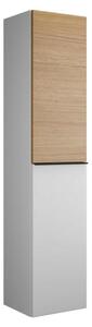 Skříňka burgbad Fiumo, výška 160 cm, šířka 35 cm, hloubka 32 cm, 2 dveře, otevírání zleva, s úchytkou G0200