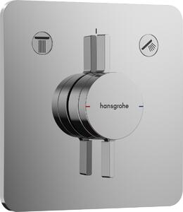 Hansgrohe DuoTurn Q - Baterie pod omítku pro 2 spotřebiče, chrom 75414000