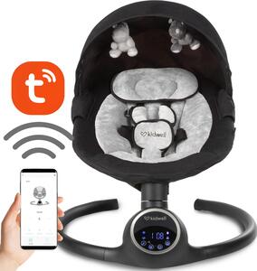 Kidwell REVE 2v1 elektrické houpací křeslo s Bluetooth, dálkovým ovládáním a Tuya