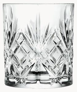 Sada sklenic na whisky z křišťálového skla Melodia, 6 dílů