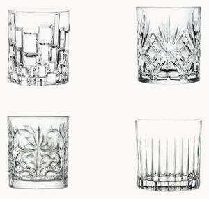 Sada sklenic na whisky z křišťálového skla Mixology, 4 díly