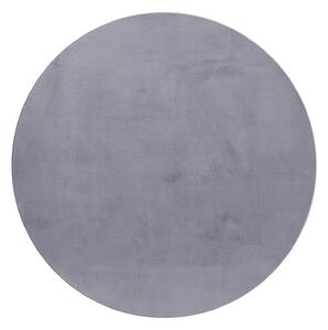 Ayyildiz, Kusový koberec Pouffy 5100 Grey kruh, 120x120 (průměr) kruh, šedá, obývací pokoj