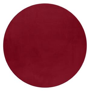 Ayyildiz, Kusový koberec Pouffy 5100 Red kruh, 120x120 (průměr) kruh, červená, obývací pokoj