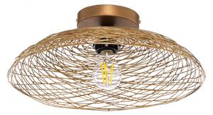 Stropní Lampa Lindby, Thorian, stmívatelné, Zlatá / mosazná, Obývací pokoj, Kov, Design